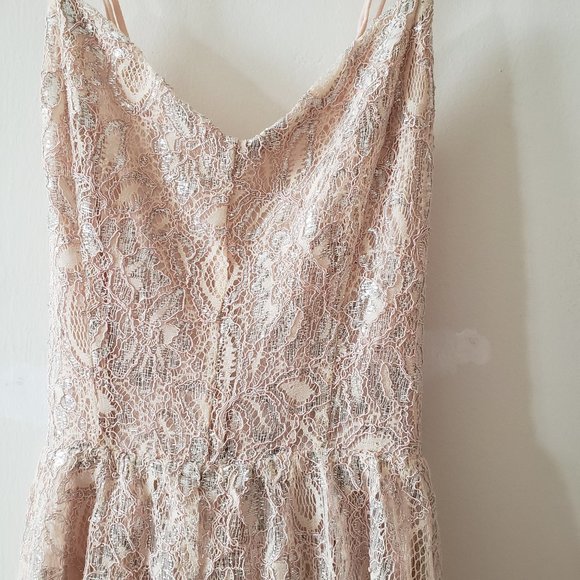 Urban Outfitters Kimchi Blue Cream Lace Romper 4 - Picture 5 of 9